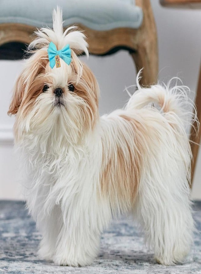 ويستيرن إرا مشبك شعر للكلاب بتصميم مستوحى من العصر الغربي | إكسسوار أنيق للحيوانات الأليفة | ناعم ومريح | مناسب للكلاب الصغيرة والمتوسطة والكبيرة | تصميم عصري ومتين للعناية بالحيوانات الأليفة، وجلسات التصوير، والحفلات (أزرق فاتح) - Image 2